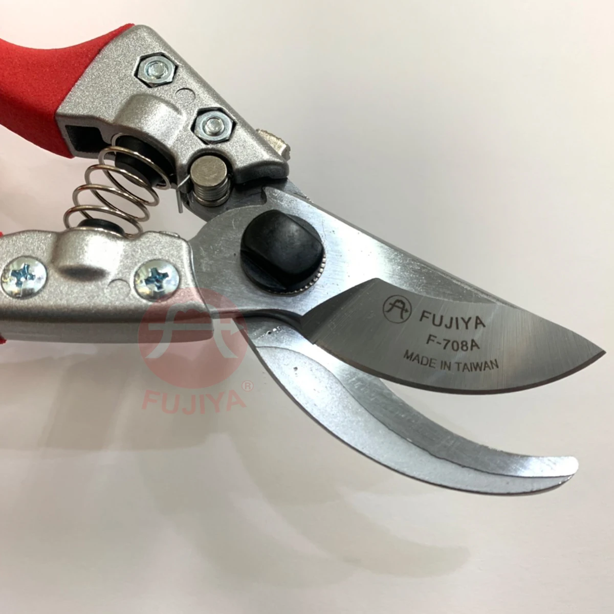 Industrial Grade Curved SK-5 Steel Blade Bypass Pruning Shears Anti-Slip Soft Grip Plastic Handle 8 Inch Multifunction