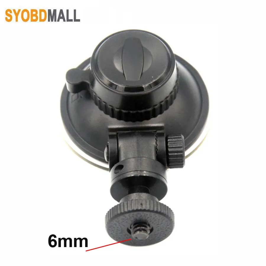 4mm 6mm Scew Head Suction Cup Holder for SJCAM Mount Car Video Recorder DVR Bracket Sucker Base DV GPS Dash Cam Camera Stand