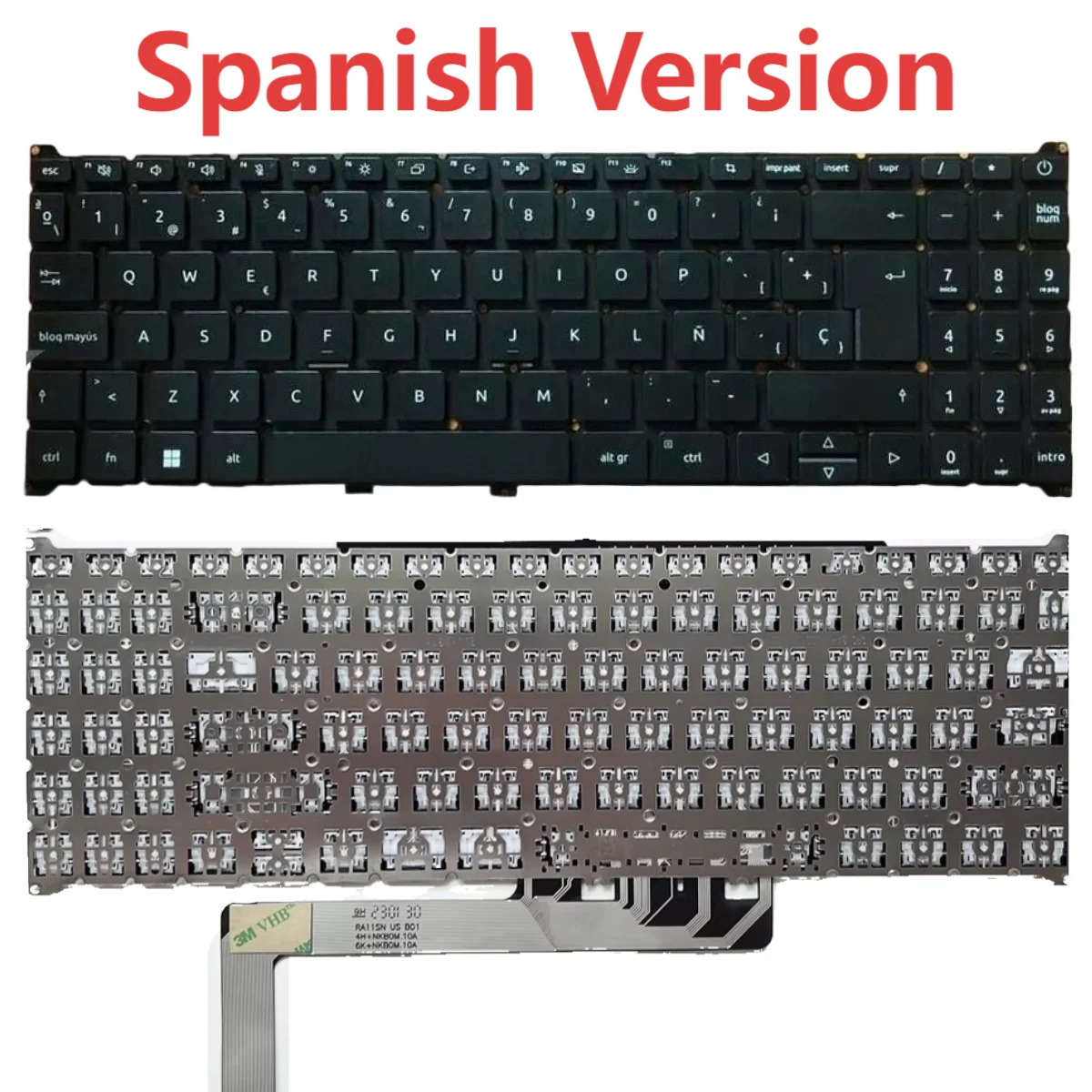 N22Q3 Spanish/Latin/FR Keyboard For Acer Aspire 3 A315-510P N23H4