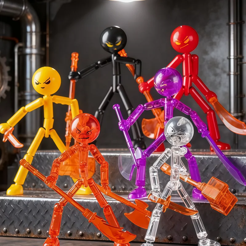 

New Building Blocks Multi-Jointed Articulated Cool Robot Creative Assembly Model Ornament Toy Educational Toy Gift Collectible