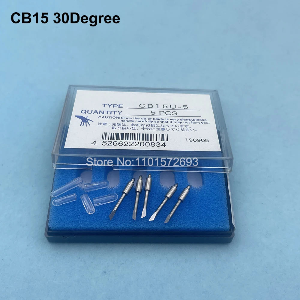 5PCS For CB09UB-5 CB15U-5 Cutting Blade Knife for Graphtec CE5000 CE6000 FC8600 FC8000 CE7000 CB09U CB15 Cemented Carbide Blade