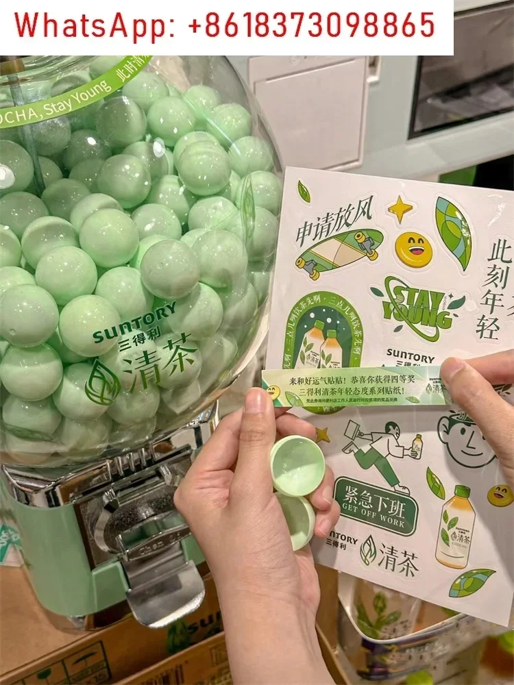 Large egg twister desktop lottery props coffee capsules