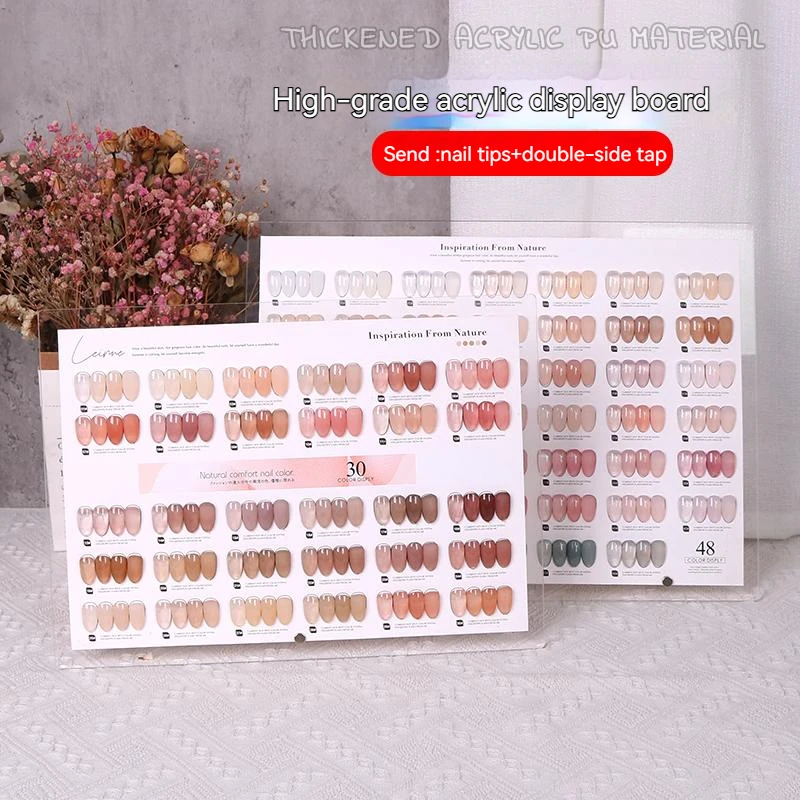 

Nail Display Board Tips for Display Color Book Nail Polish Chart Polish Card Board Salon Showing Shelf