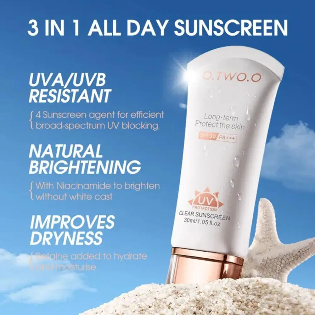 SPF30 PA +++ crema solare sbiancante idratante protezione UV viso cosmetici rinfrescanti illumina Anti-età lenitivo R6M8