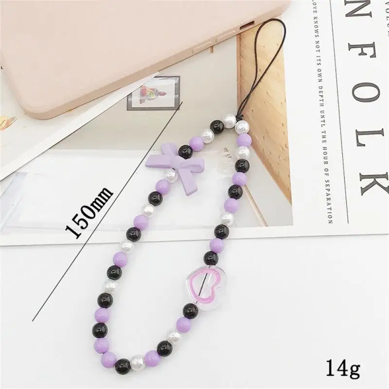 Beaded Ornament Fashion Portable Simple Durable Decorations Cell Phone Practical Wear-resistant Mobile Phone Peripherals The New