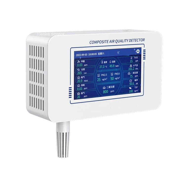 MS111 Air Quality Measurements Multi Factors Atmospheric Tvoc O3 CO CO2 PM2.5 PM10 Air Quality Monitoring Sensors