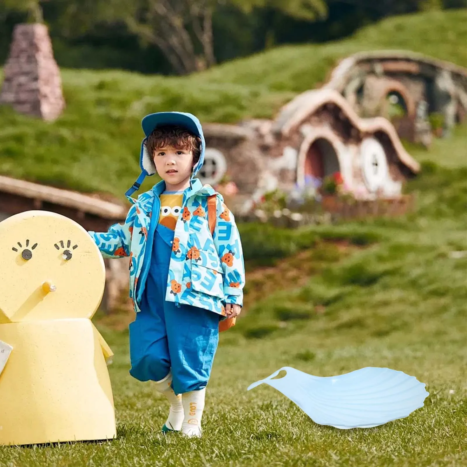 

Heavy Duty Sled for Snow Sand and Grass Sliding Fast Plastic Board with Stripes Beginner Friendly Family Outdoor Adventure