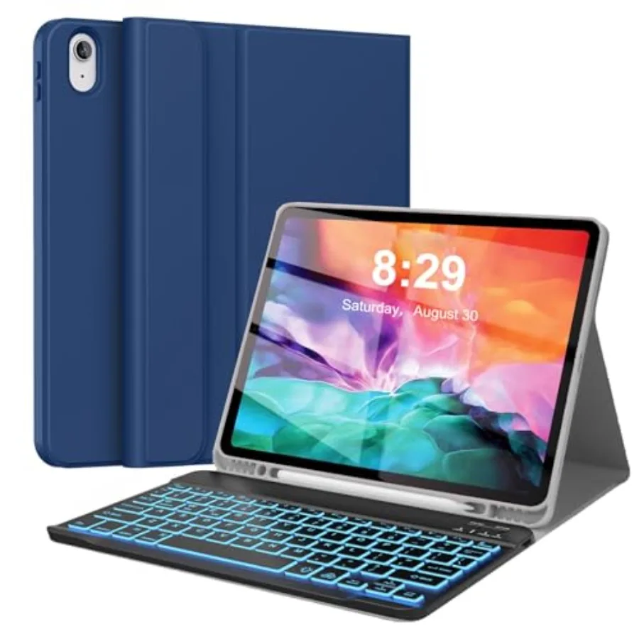 

Keyboard Case for iPad Pro 12.9 inch Old Model 2015 1st/2017 2nd Gen Backlit Rechargeable Detachable Wireless Bluetooth Keyboar