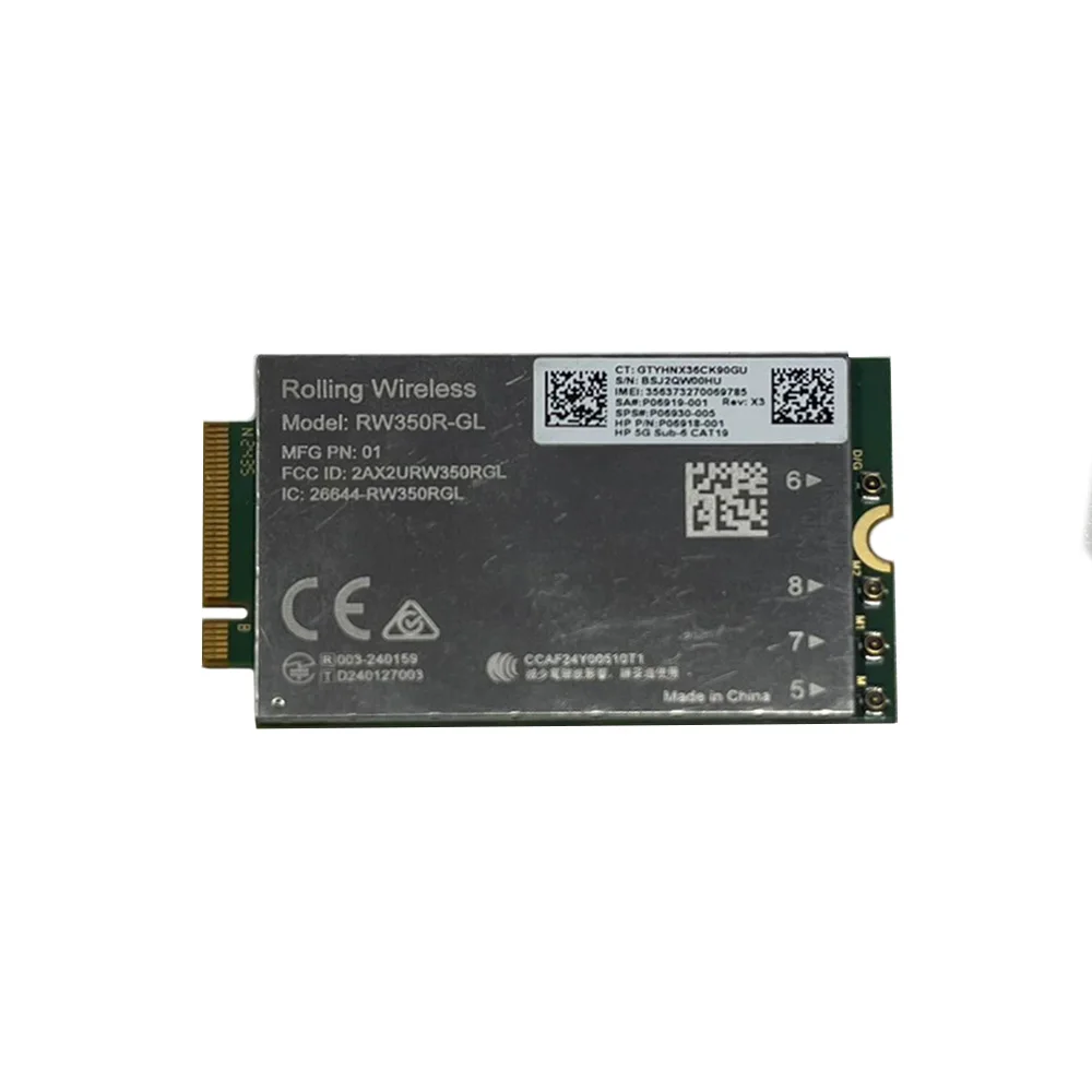 RW350R-GL M.2 PCIe3.0/USB 5G Sub-6 Cat19 WWAN وحدة ل Elite X360 EliteBook 830 835 840 845 860 865 1040 الكمبيوتر المحمول #1