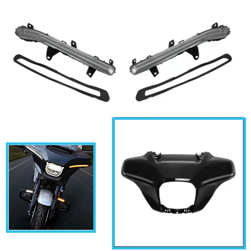 

Turn Signal Batwing Fairing Light Fit For Harley CVO Street Glide 2023-2025 FLHX 2024-2025 FLHXU 2025