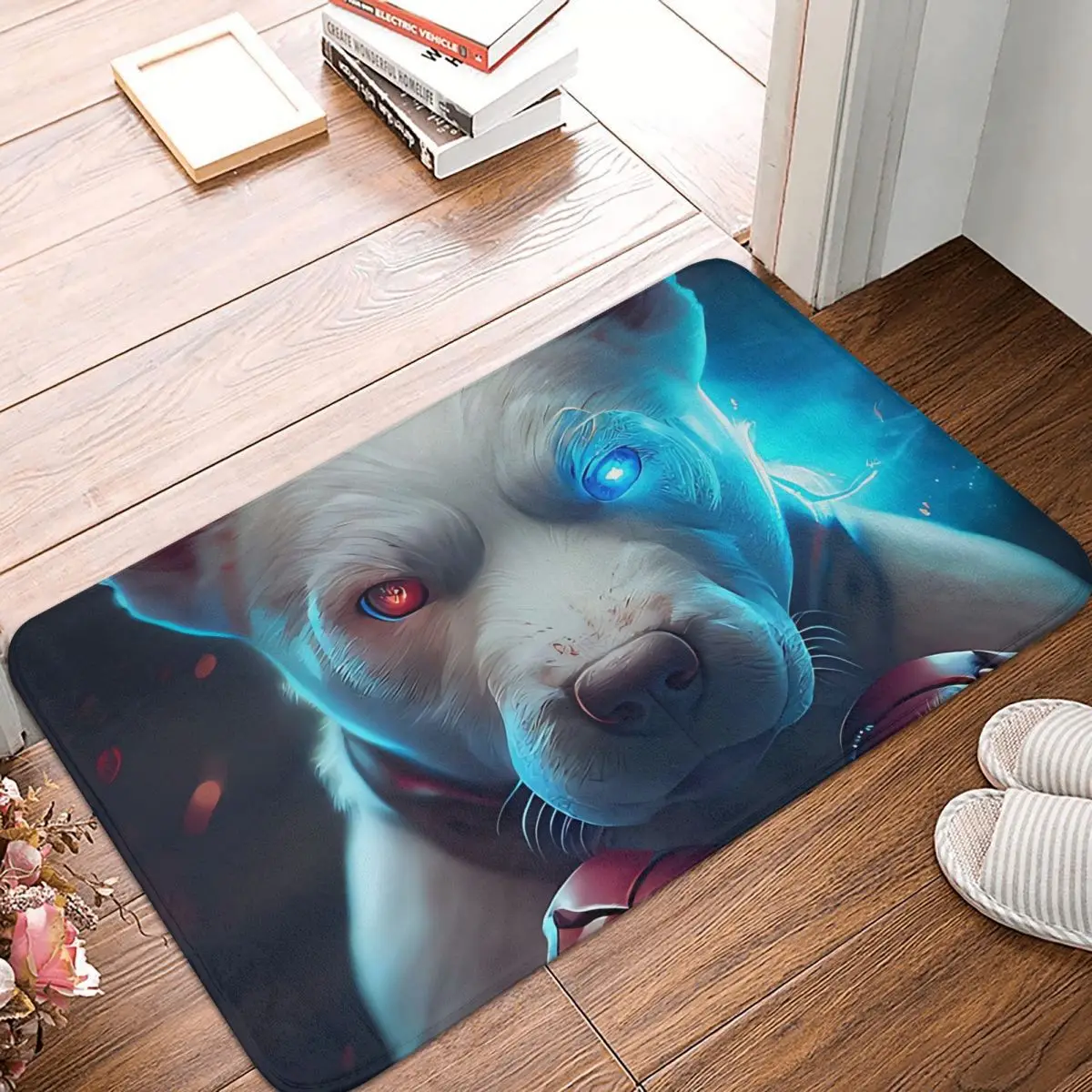 Security Dog Doge Non-Slip Carpet Doormat Living Room Bathroom Mat Entrance Door Floor Rug