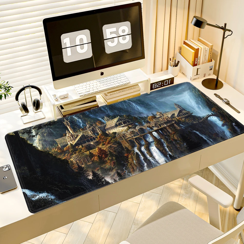 

Mountain Castles mouse pad Minimalist waves mouse pad Natural Rubber Gaming Laptop mousepad Keyboard Anime Desk Mat Office mats