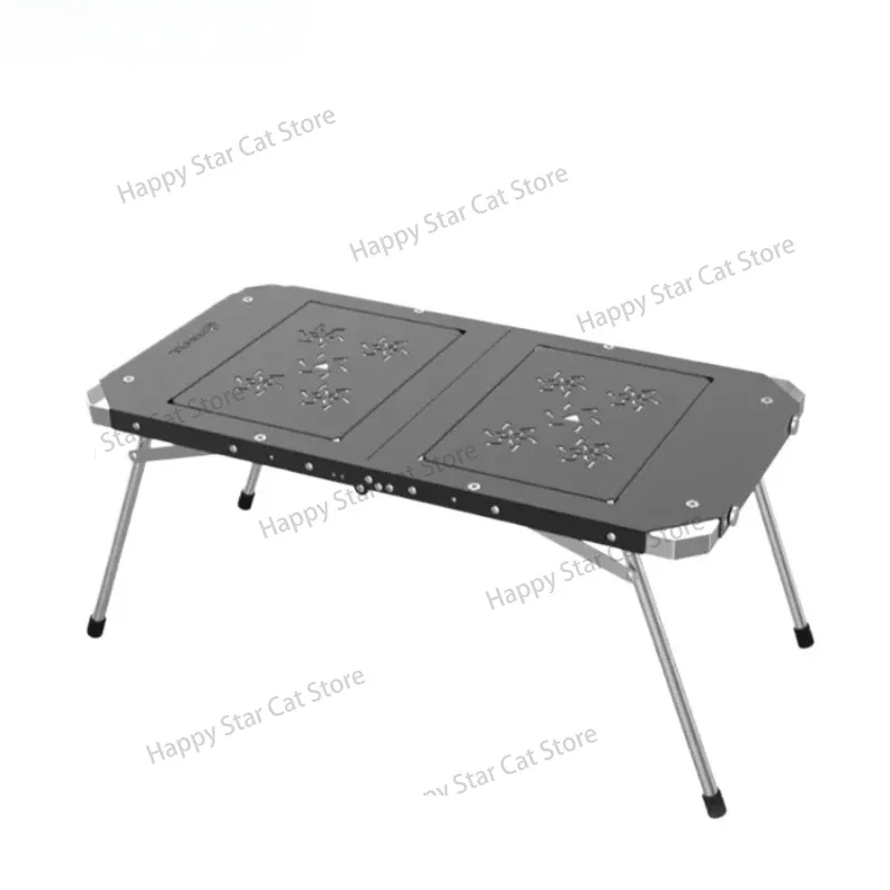 Table Camping BBQ Multifunctional Detachable Table Barbecue Picnic Outdoor IGT Table Aluminum Alloy Folding Lifting