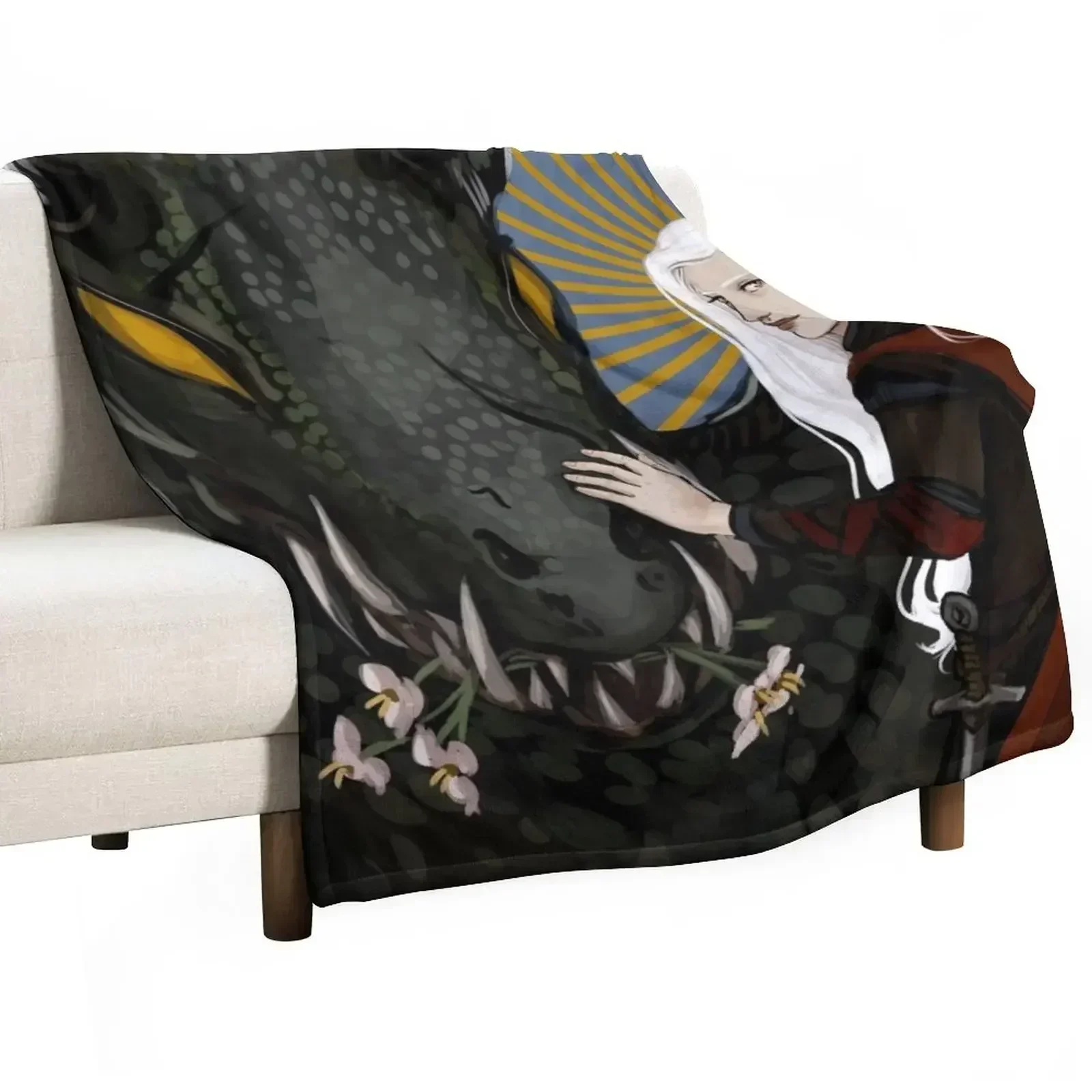 Manon Blackbeak, Crochan Queen, and Abraxos Throw Blanket Luxury Thicken Summer Blankets