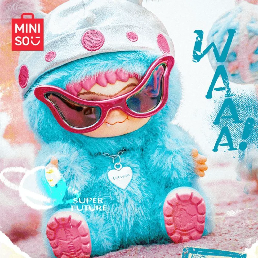 

MINISO Original Wakuku Fuzzy Trendy Fun Party Blind Box Cute Wakuku Action Figure Mystery Box Doll Bag Pendant Doll Gifts Toys
