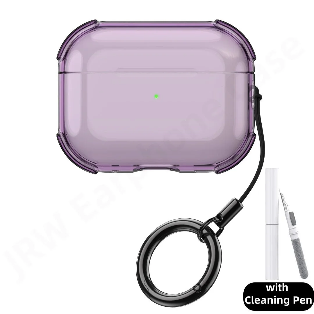 Für AirPods 5/4/Pro 3 Transparente Kopfhörerhülle mit Reinigungsstift Schutzhülle Zubehör für AirPods 5 (2026)/für AirPods 4 – Detail 11