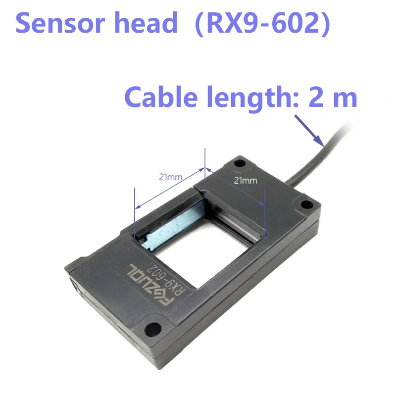 Optical Passage Confirmation Sensors RX9-602 RX9-610 Window Sensor NPN 12-24VDC