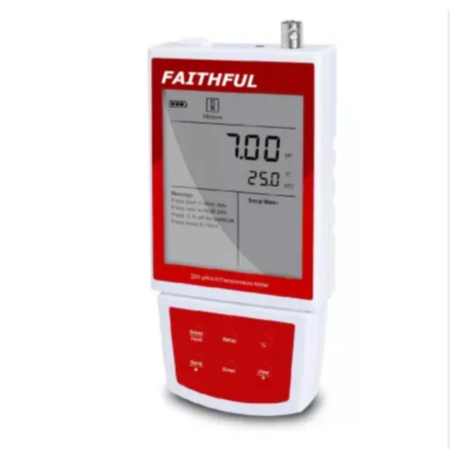 FPH220-C High Quality High Precision Portable PH Meter use for laboratory