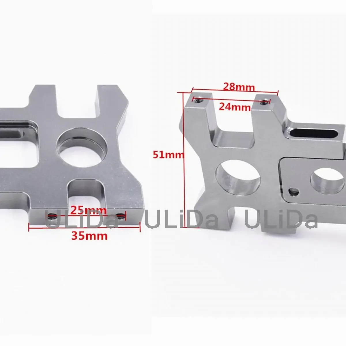1/8 RC Car Motor Mount Holder For Scale Models Hobao ST/ST RTR PRO Truck Nitro Power Change Brushless Electric EP Vehicles Acc A - view 4