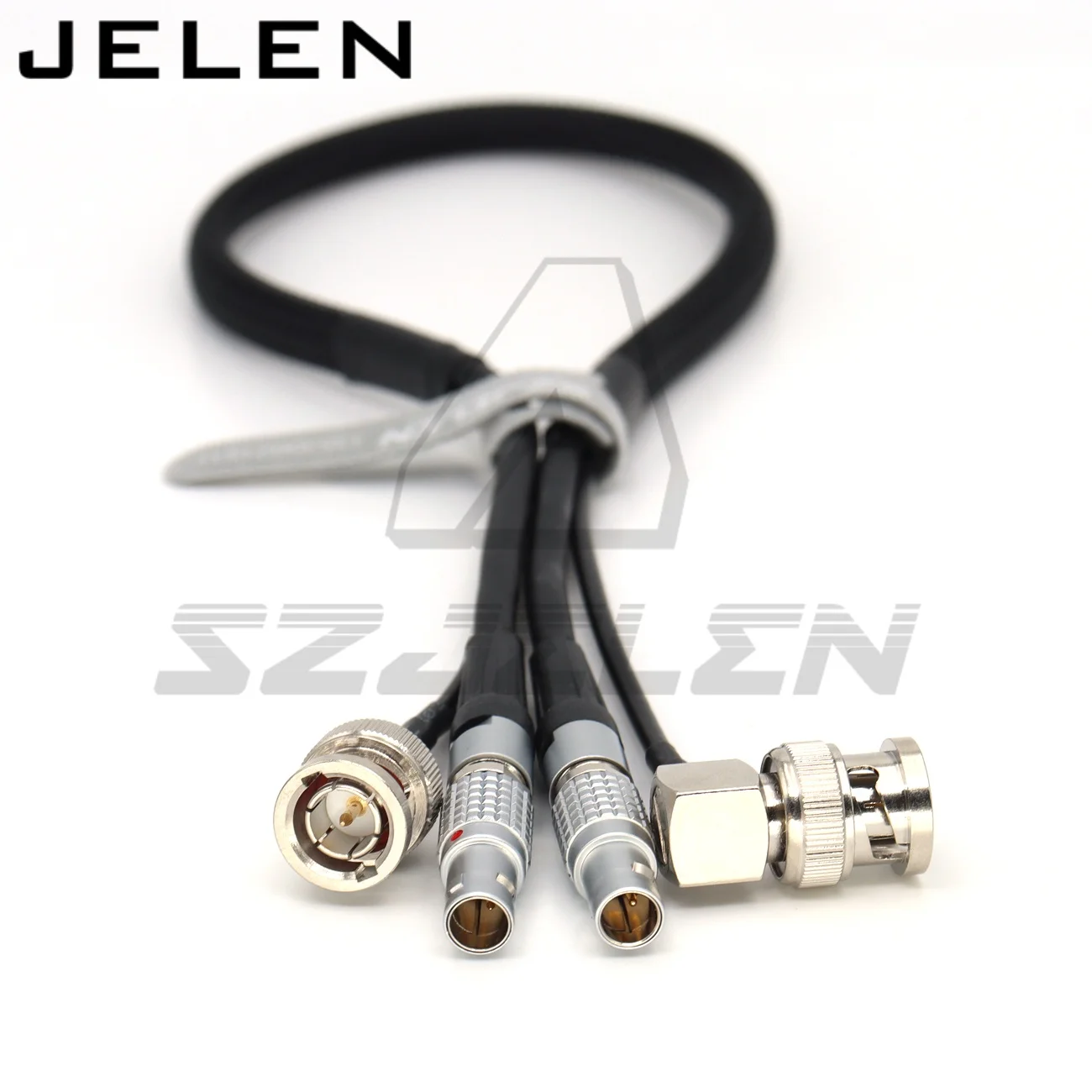 2 pin to 2pin Cable forTeradek Bolt Pro 1000/3000ft power cable and SDI camera monitor SDI line, BNC plug to BNC plug