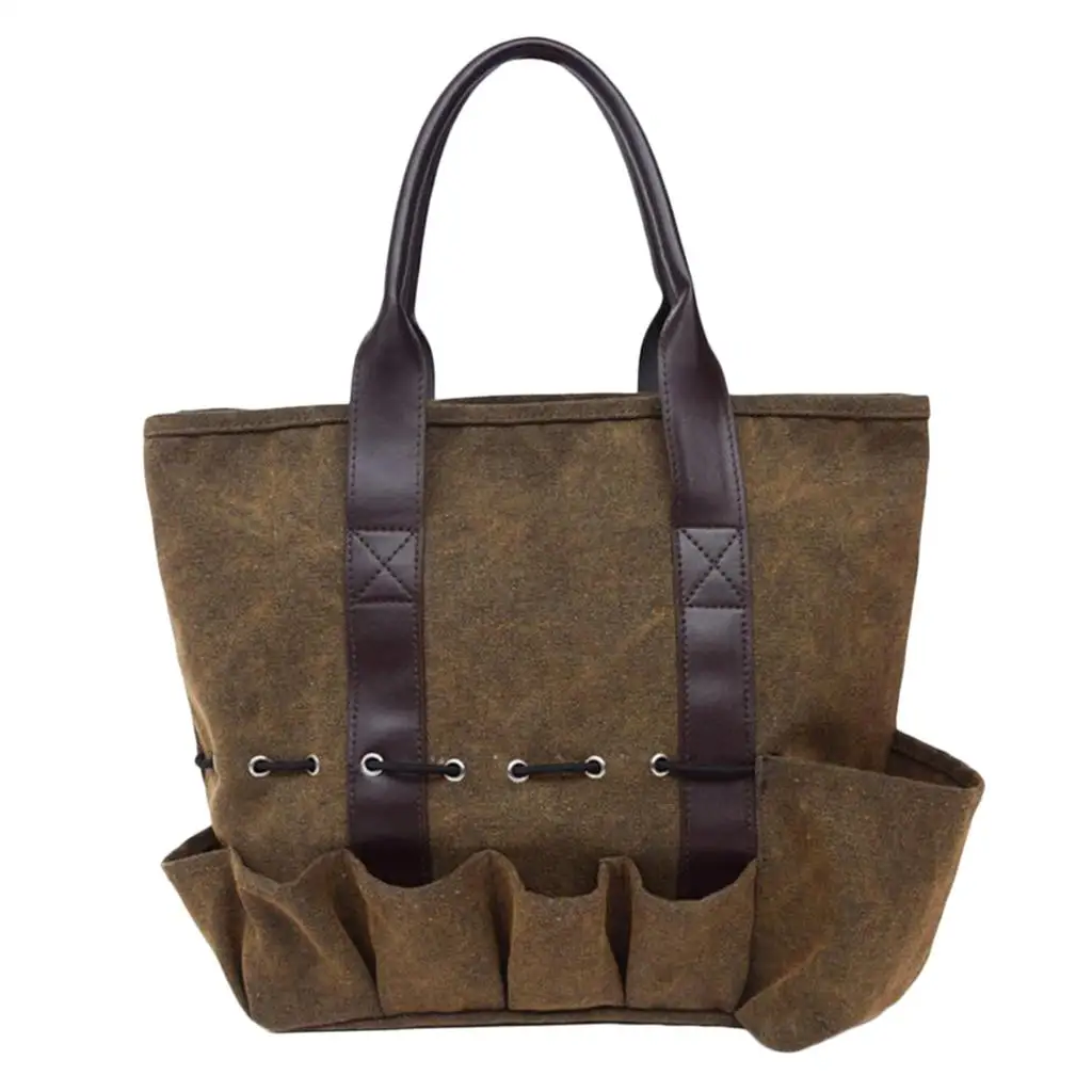 Tas Peralatan Tukang Kayu, Tas Peralatan Listrik, Kanvas, Daya Tahan Beban Berat, Tahan Lama