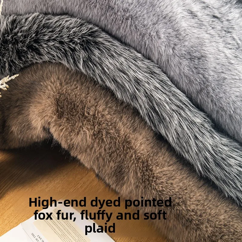 

3 см длинная плюшевая ворсовая ткань с имитацией лисы для одежды для животных, воротник урны, манжеты, бахилы, пушистая ткань, шитье своими руками