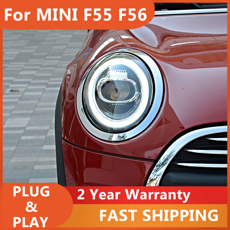 

Фары для MINI F56 Фара 2014-2021 F55 Фара F57 DRL Указатель поворота Ближнего и дальнего света Объектив проектора