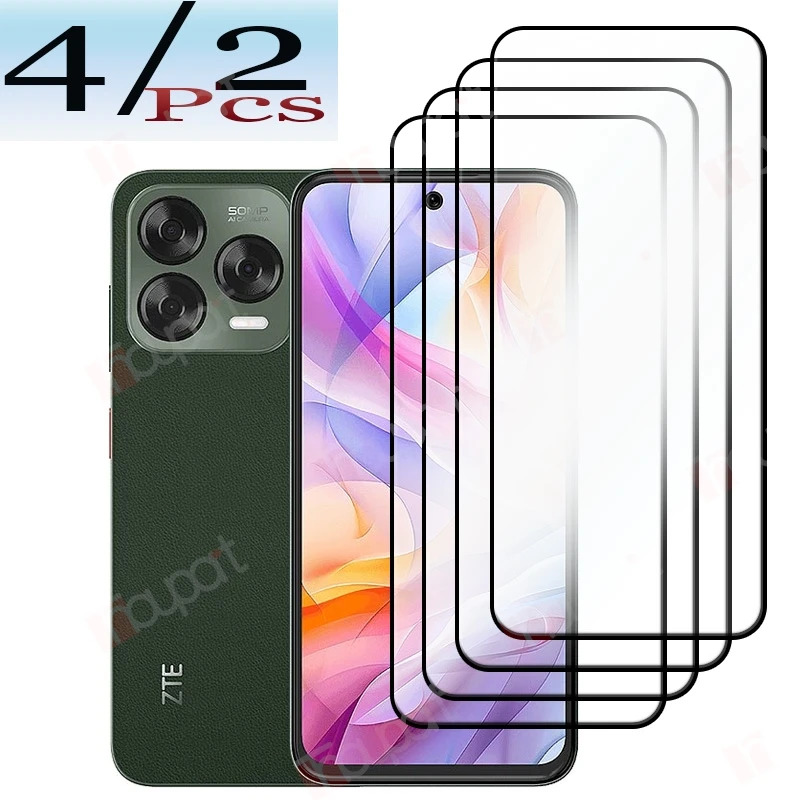 Próxima generación para ZTE Blade V70Design Protector de pantalla 9H hoja transparente V70 vidrio templado V70 Vita película cubierta completa 2/4 Uds