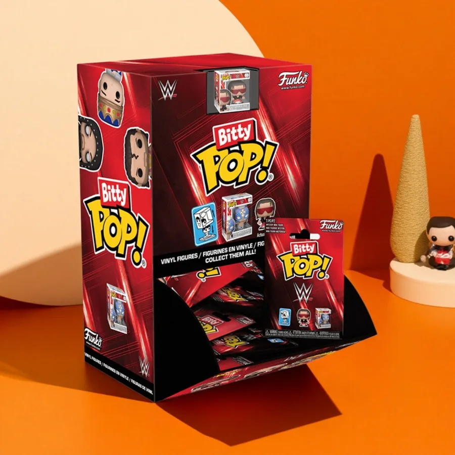 Новый оригинальный Funko POP WWE The Rock Steve Austin Mini Wrestling Role Модные игрушки Декор для рабочего стола Подарок на день рождения Фигурки