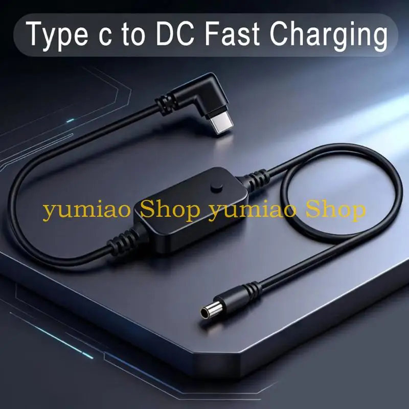 587B Type C to DC5.5 Charging Cable +10 Adapters Adjustable Voltages and Intelligent Chip for Reliabled Device Charging