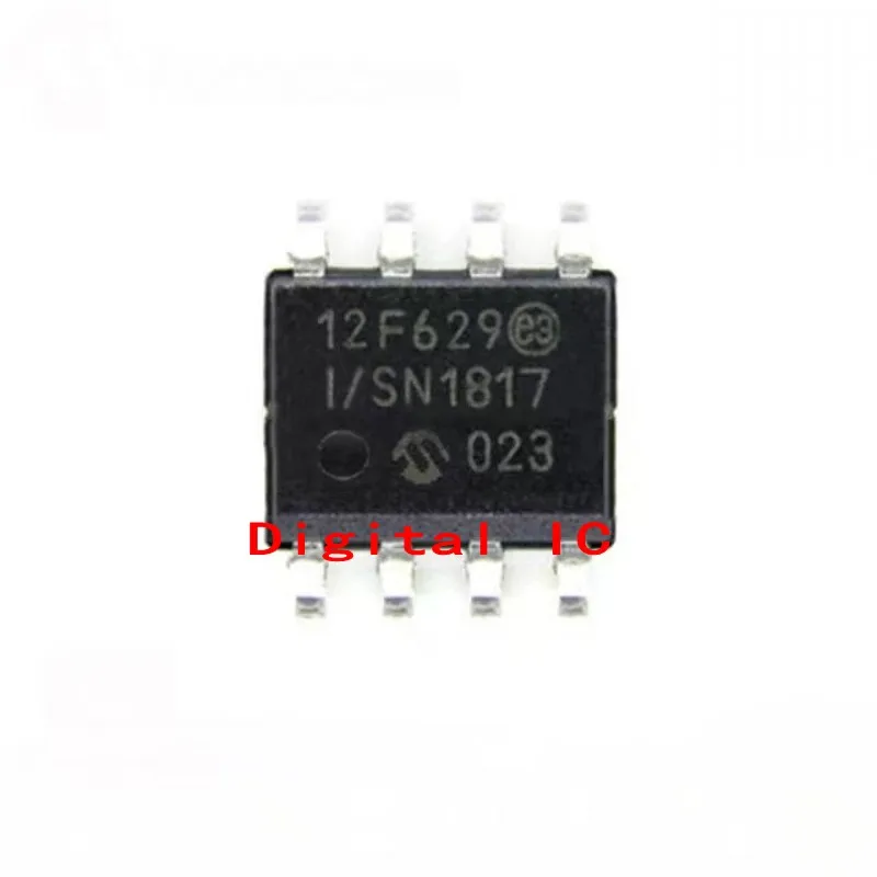 50 Uds PIC12F675-I/SN PIC12F629-I/SN 12F675 12F629 SMD SOP8 microcontrolador flash IC de 8 bits