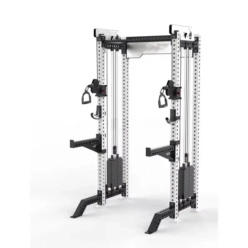 

Commercial Fitness Cross Training Multifunctional Household Cable Pulley Integrated Pipe Fittings Wall Mounted Trainer
