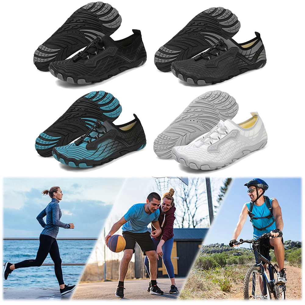 

Unisex Water Shoes Lightweight Aqua Shoes Non Slip Casual Swimming Shoes Quick Drying Outdoor Trekking Shoes for Water Sports