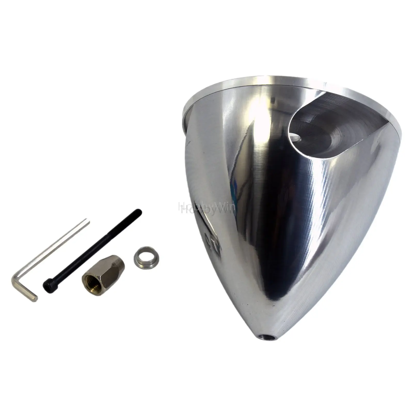 Spinner en alliage 4 pouces/102mm pour moteur à essence à arbre de 10mm, avion RC Sporter Trainer Warbird