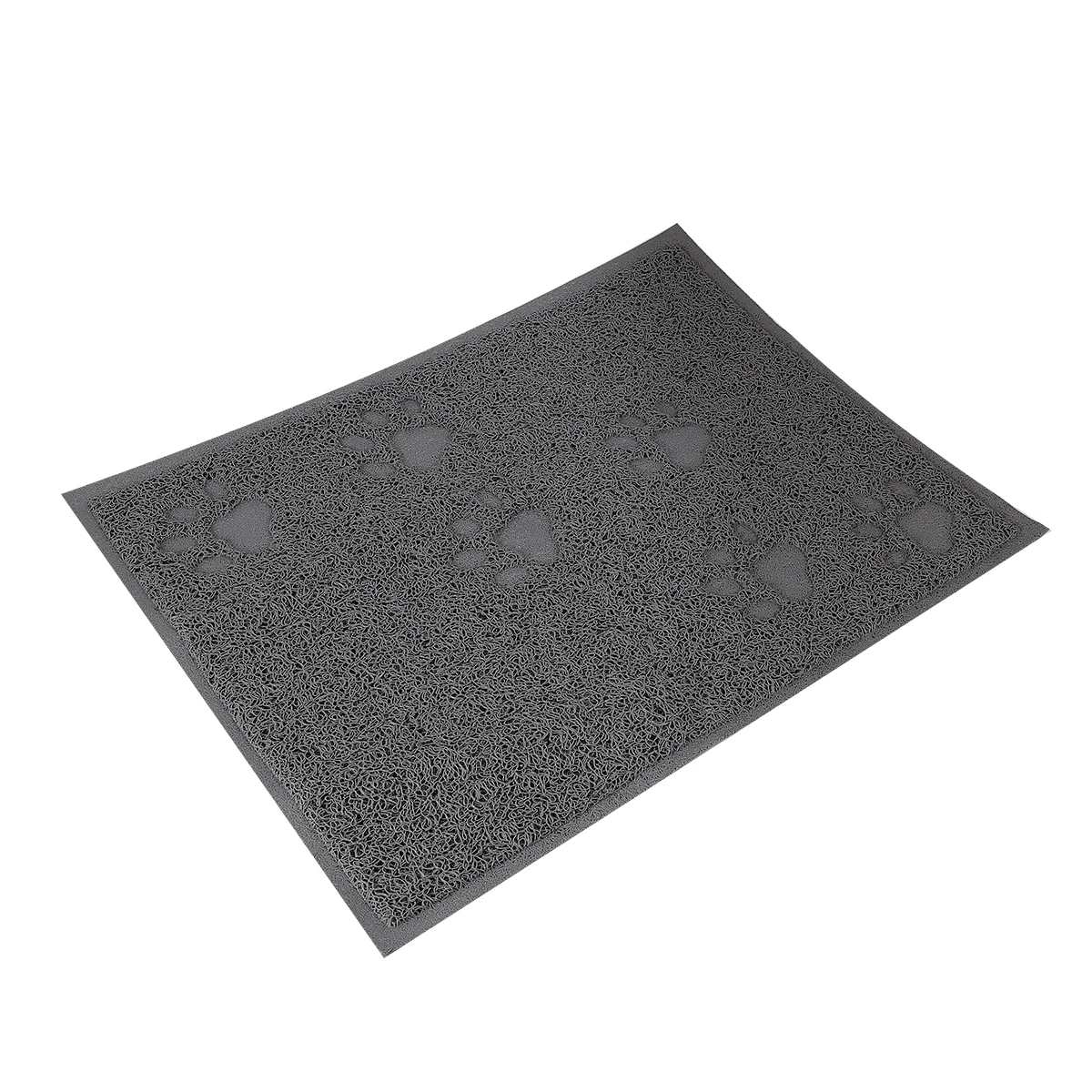 

1pc Anti-slip Cat Litter Mat Waterproof Claw Grinding Mat Splash-proof Cat Cushion Pet Supplies (Grey)