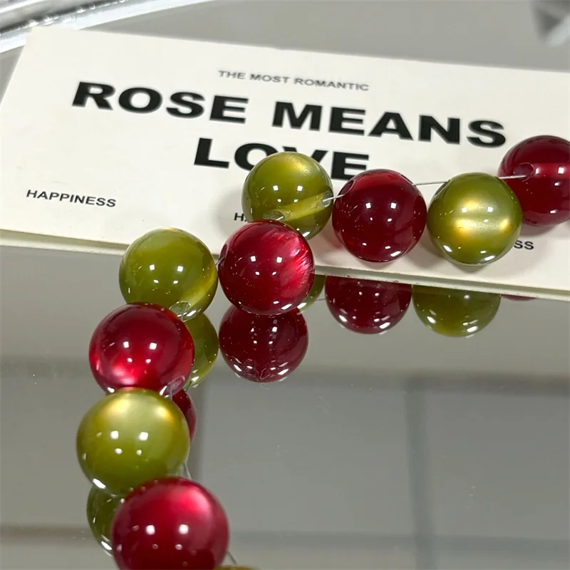 New arrived 100pcs/lot 12mm 14mm 16mm color prnt geometry rounds shape resin bead diy jewelry garment hair accessory