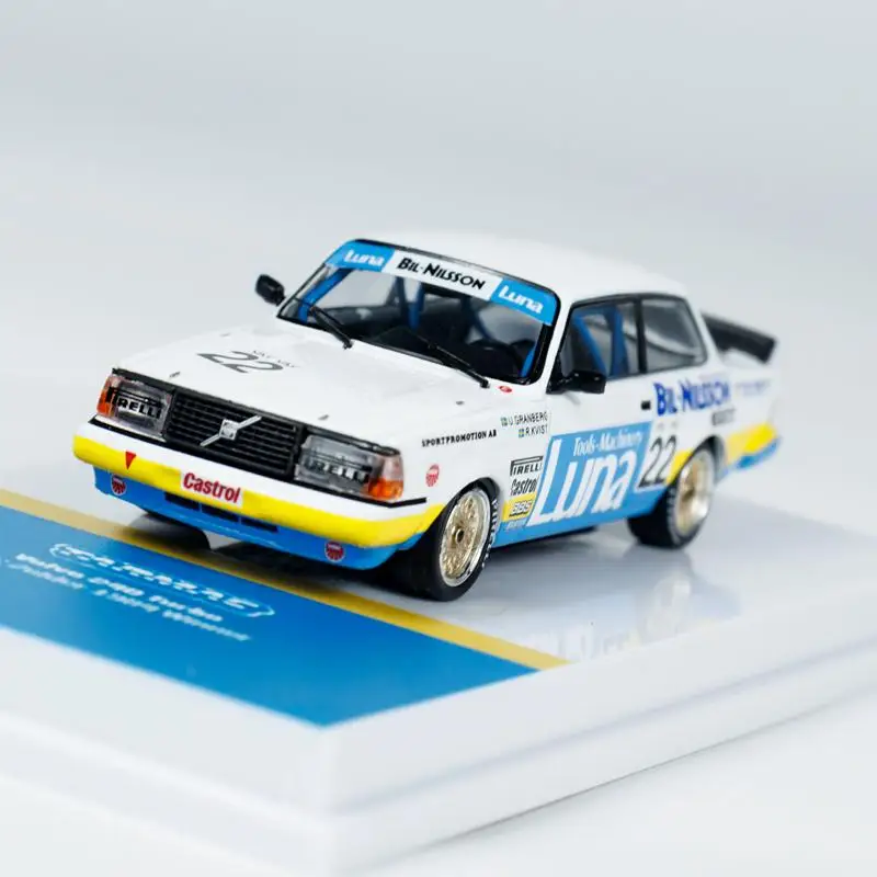 Tarmac Works 1/64 Volvo 240 Turbo ETCC Zolder 1984 Legering Speelgoed Motor Diecast Metaal Model Gift