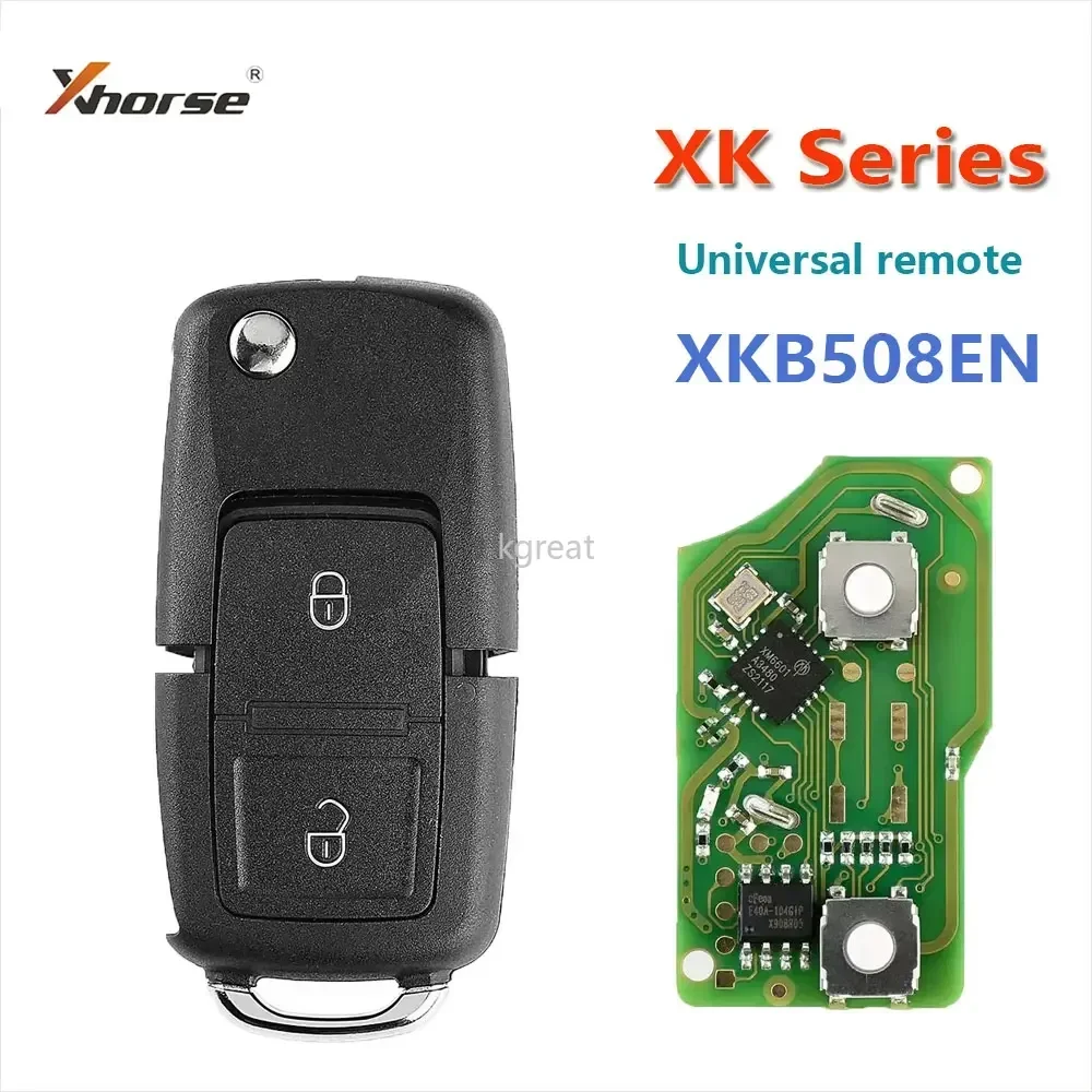 Xhose Vvdi Draad Afstandsbediening Sleutel Xkb501en Xkb508en Xkhy05en Xklks0en Xka600en Xkkf02en Universele Remote Sleutel Voor Vvdi Sleutel Tool 1/5/10Pc