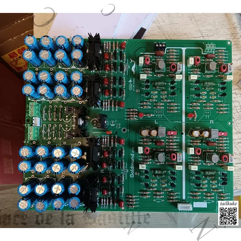 Hi-Fi Classic Audiophile Fully Discrete European-Style DIY Preamplifier Board