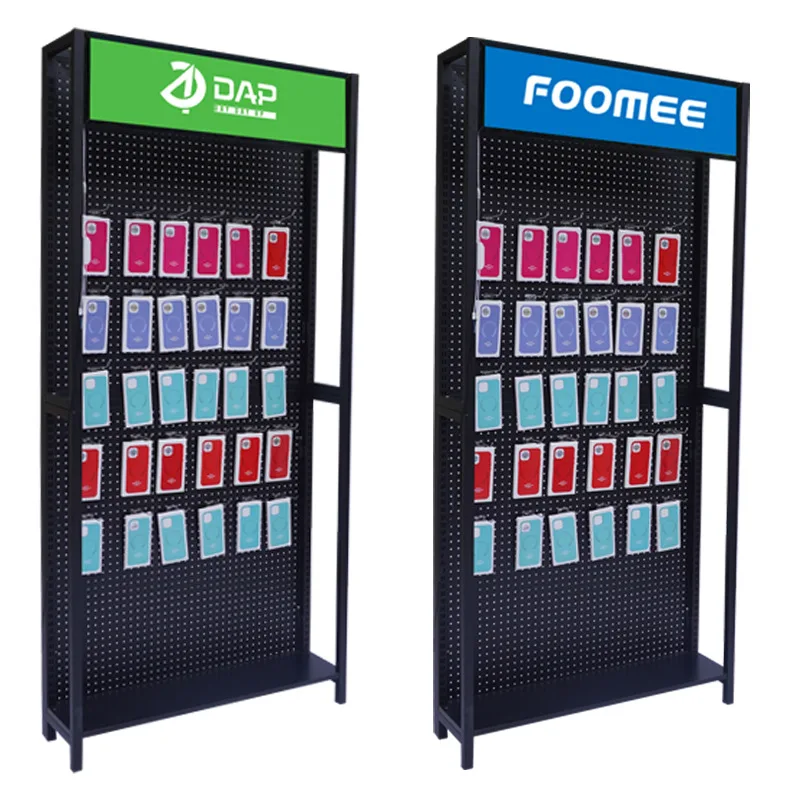 Customized.3c Digital Display Stand Handy Zubehör Schrank Faltbare Wire-Wrap Board Display Stand Convenience Store Supe