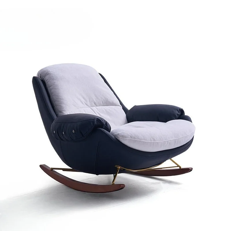 Lazy sofa rocking chair, designer single sofa chair