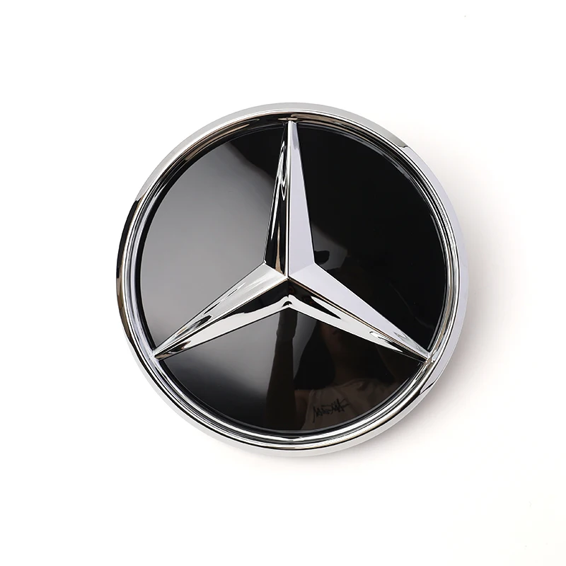 

LED Emblem Glossy Black Silver OE Style Front Grille Star Emblem For Mercedes Benz A/B/C/E/S/R/ML/SL-Class Border Decorations