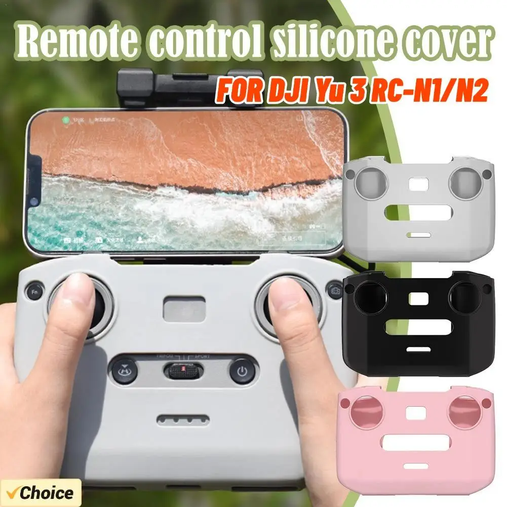 FOR DJI Yu 3 RC-N1/N2 Remote Control Silicone Sleeve Anti-collision Scratch-proof Silicone Cover Case Camera Drone Accessories