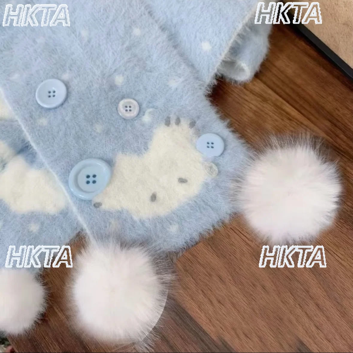 لطيف Kawaii الكرتون وشاح السيدات 2025 شتاء جديد يندبروف الباردة الدافئة أفخم سميكة الحلو الأوشحة لوليتا اكسسوارات للنساء #4