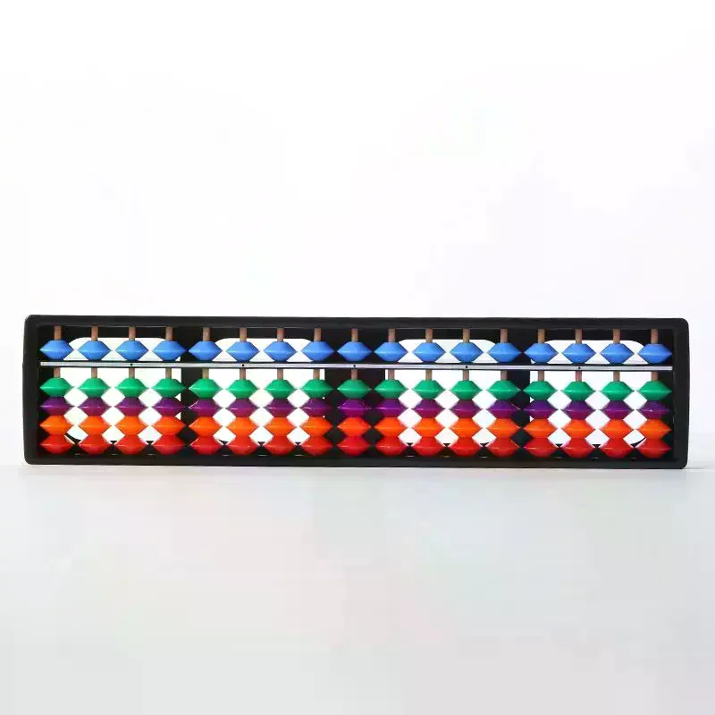 1Pcs Portable Chinese 13/17 Digits Column Abacus Arithmetic Soroban Calculating Counting Math Learning Tool For Children