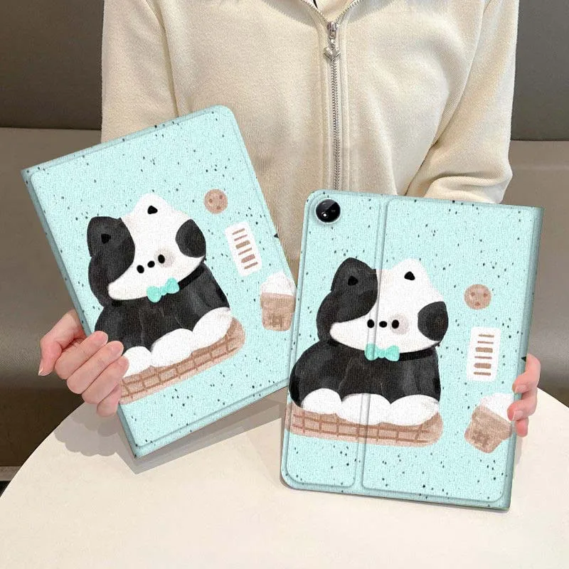 

Dog Cat Fresh Pattern For Vivo IQOO Pad2 Pad3 Pad5 Air SE Pro 12.1 12.3 13 11.5 11 inch Tablet Case