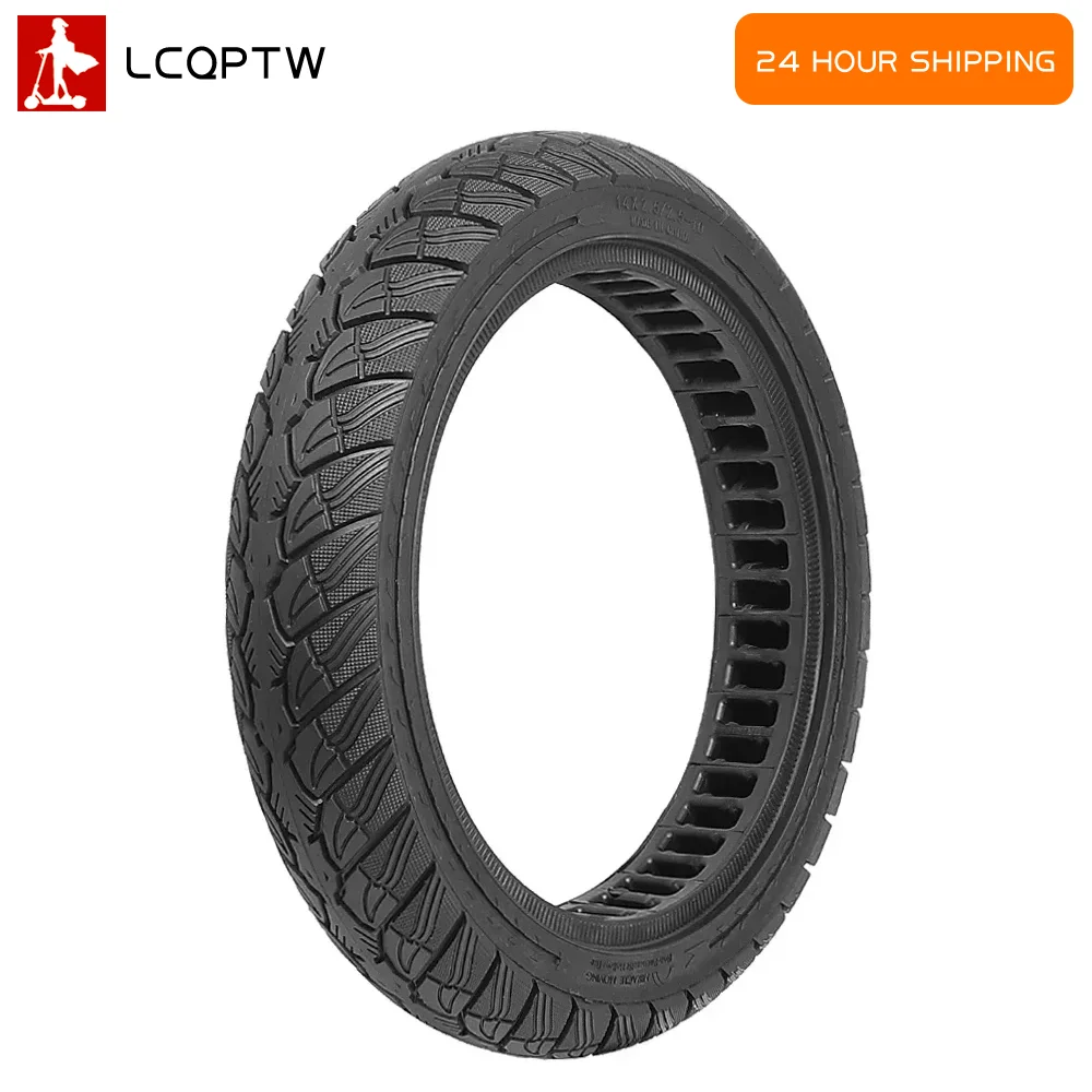 14 Inch Solid Explosion Proof Tire 2.75-10 14x2.50 2.50-10 Puncture Free Tubeless Wheel Tyre Parts for Electric Scooter E-Bike