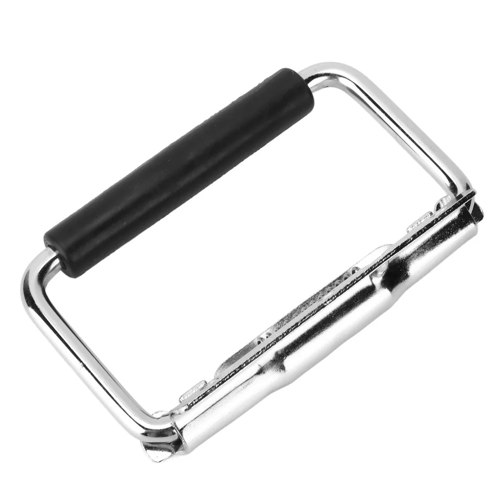 

Premium Accessories 304 Stainless Steel RV Door Handle Silver Rubber Grip Fold Away Grab Handle Folding Handle Yacht Use