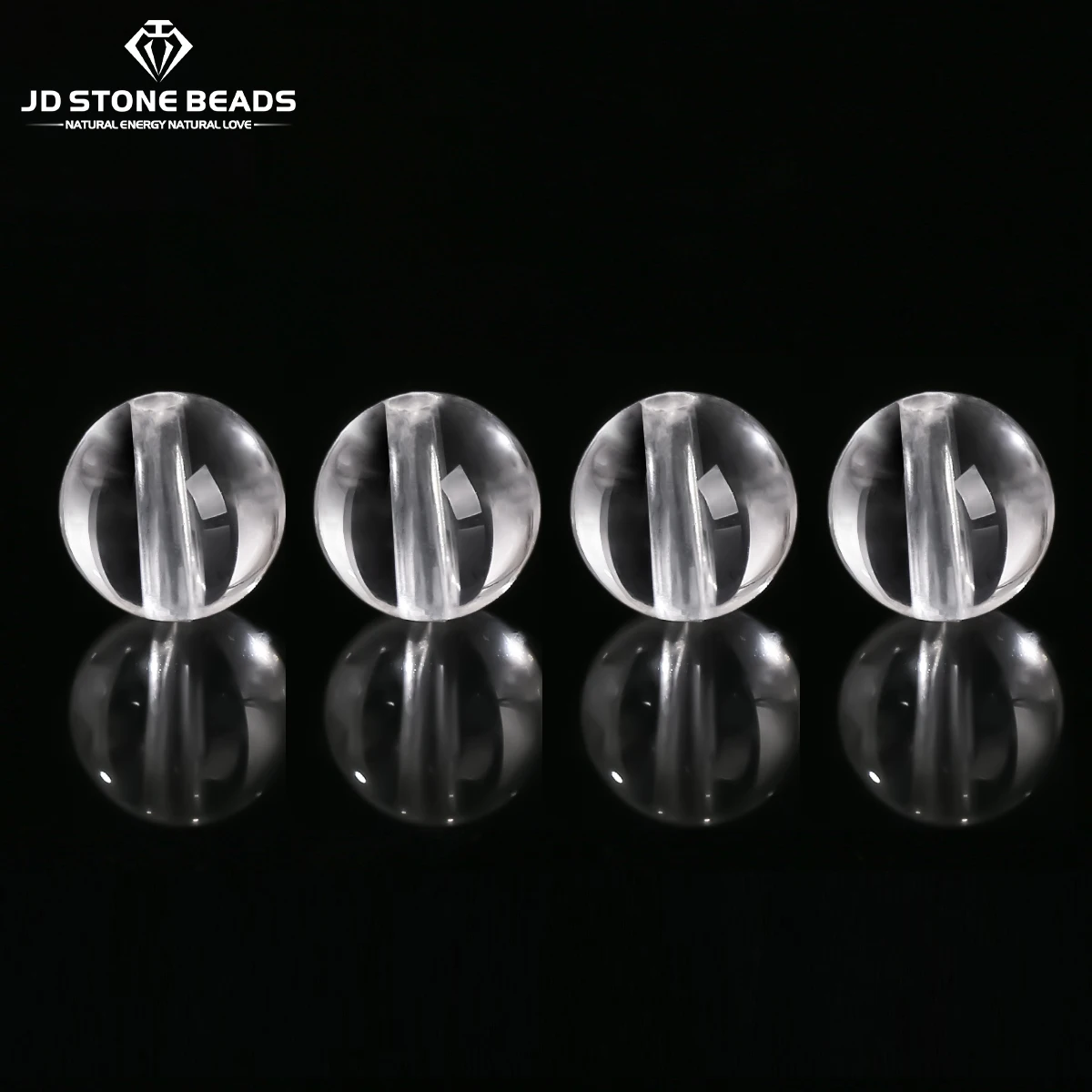 

10 Pcs/lot 7A Quality Natural Stone Rock Quartz Bead Round Loose Spacer Crystal Bead for Jewelry Making DIY Necklace Bracelet