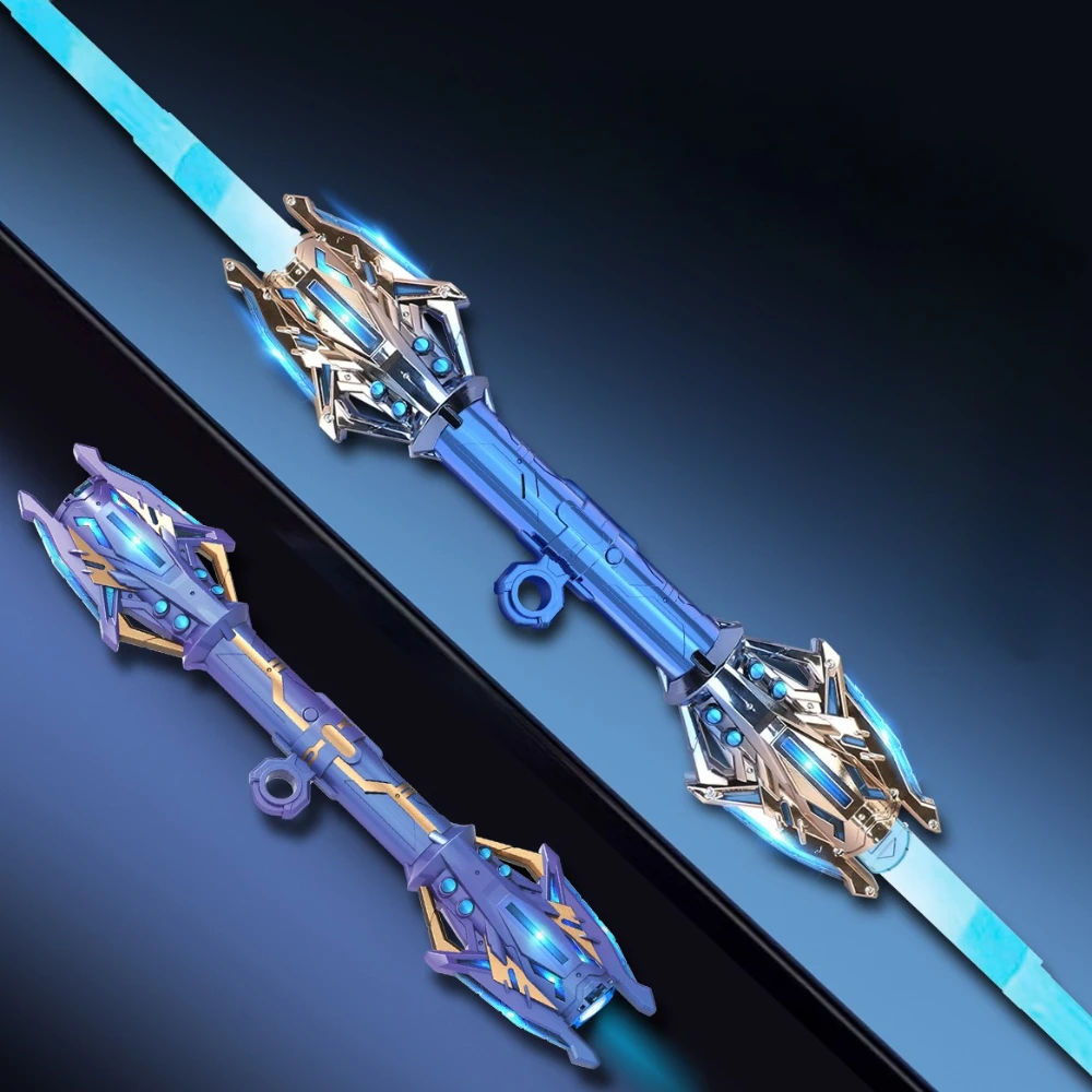 Modèle d'arme de Cosplay épée légère, rotation de sept couleurs, périphérique de jeu, fournitures de fête évolutives, jouets pour garçons, cadeaux amusants